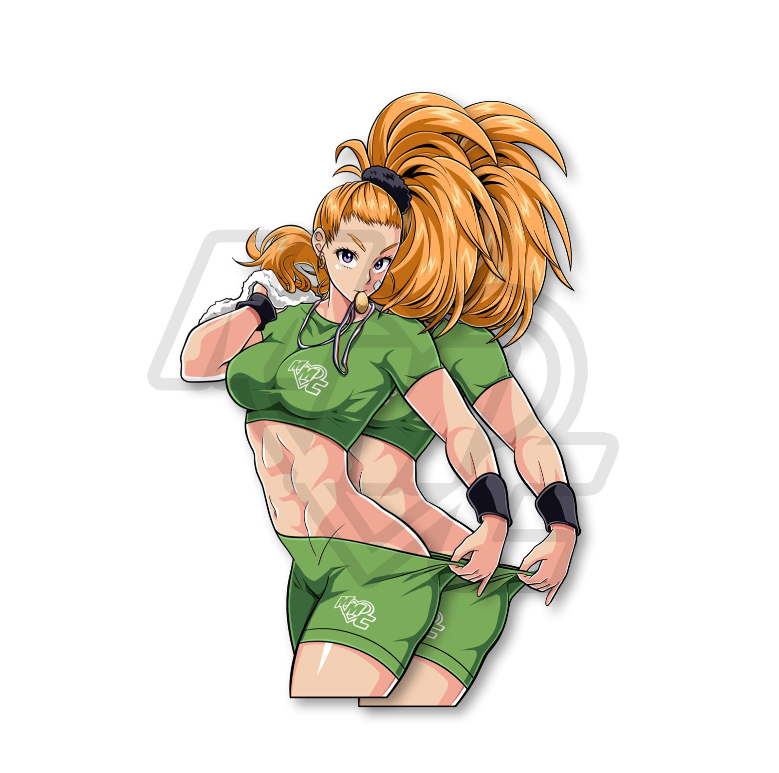 Captain Mizuki Kiss Cut Vinyl Sticker – Muscle Mommy Club