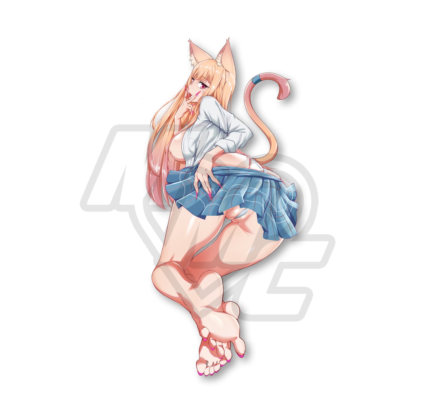 Marin Neko Kiss Cut Vinyl Sticker