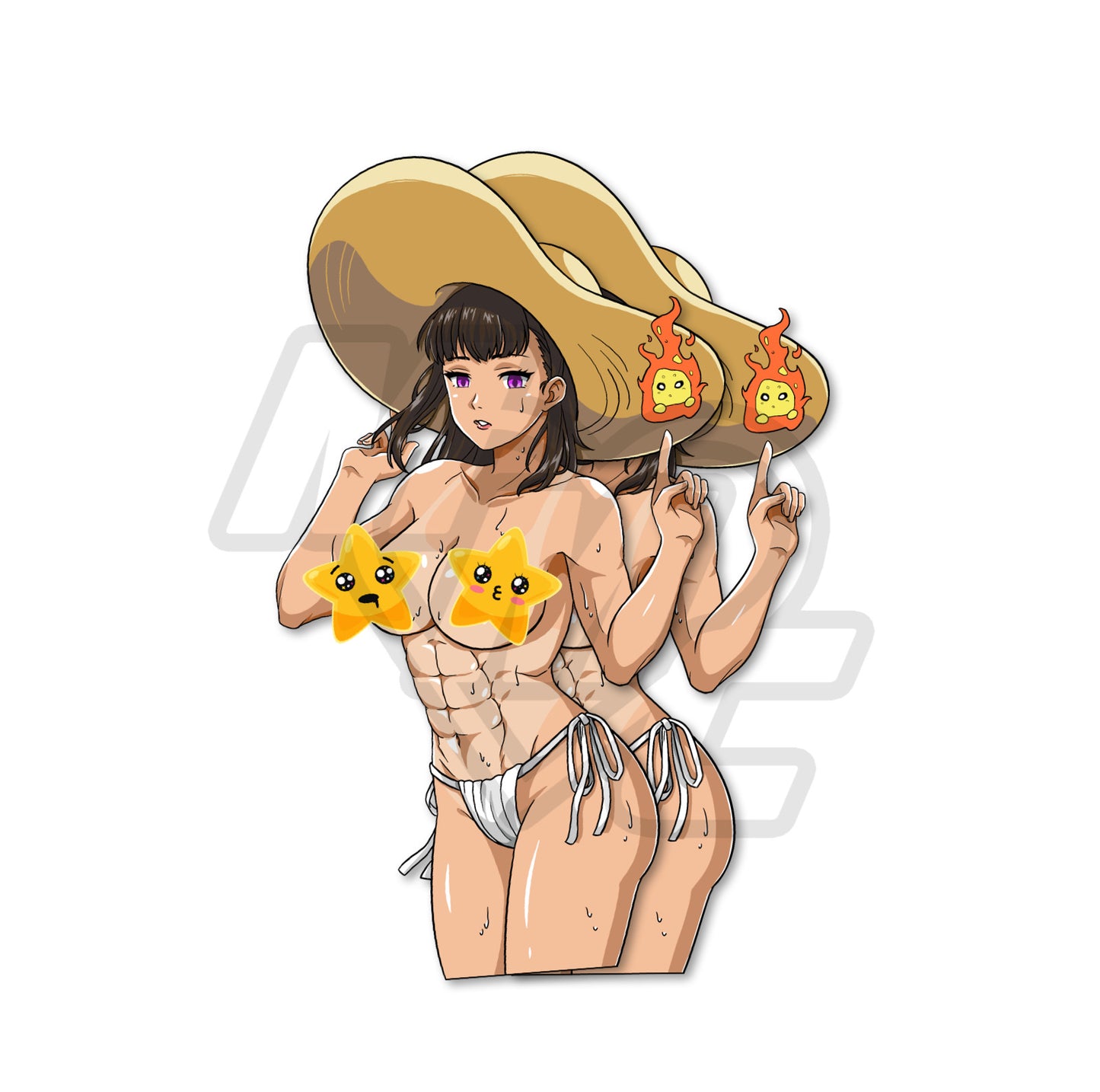 Summer Maki Oze Variant Holo Sticker