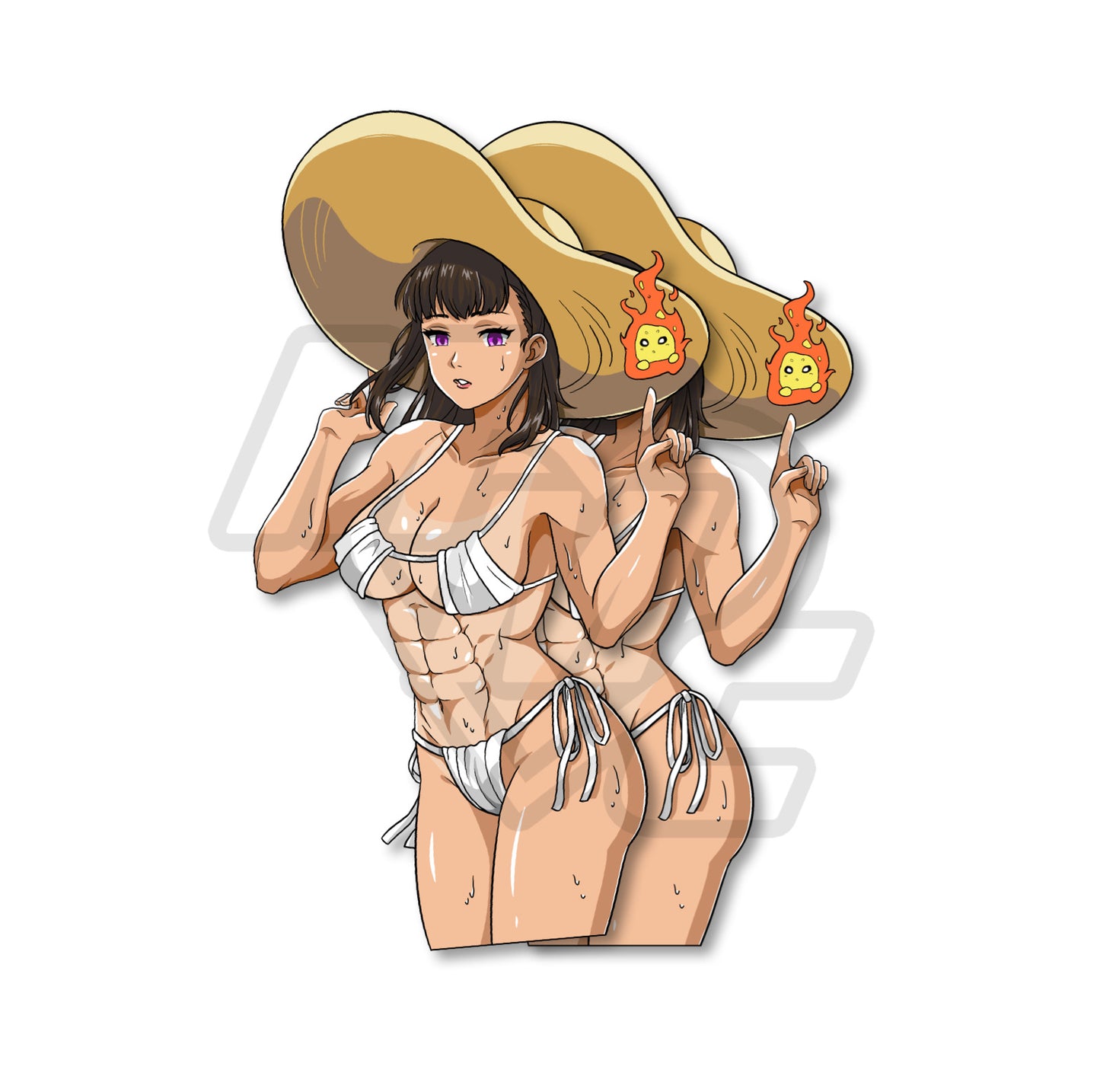 Summer Maki Oze Variant Holo Sticker