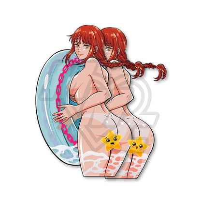 Summer Makima Holo Sticker