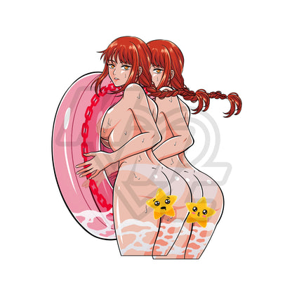 Summer Makima Variant Holo Sticker