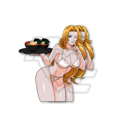 Ramen House Rangiku Holo Kiss Cut Vinyl Sticker