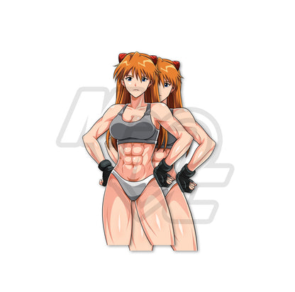 Asuka Holo Kiss Cut Vinyl Sticker