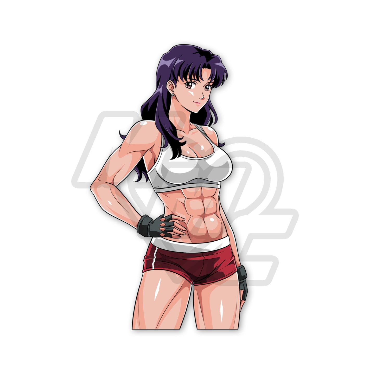 Muscle Mommy Misato Enamel Pin Pre-Order