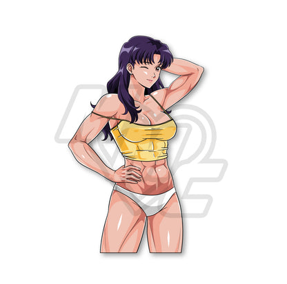 Muscle Mommy Misato Enamel Pin Pre-Order