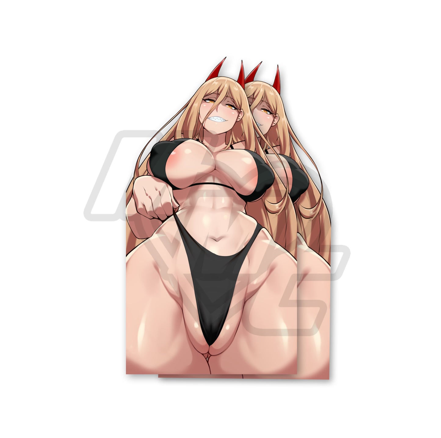 Power Bikini Kiss Cut Vinyl Sticker