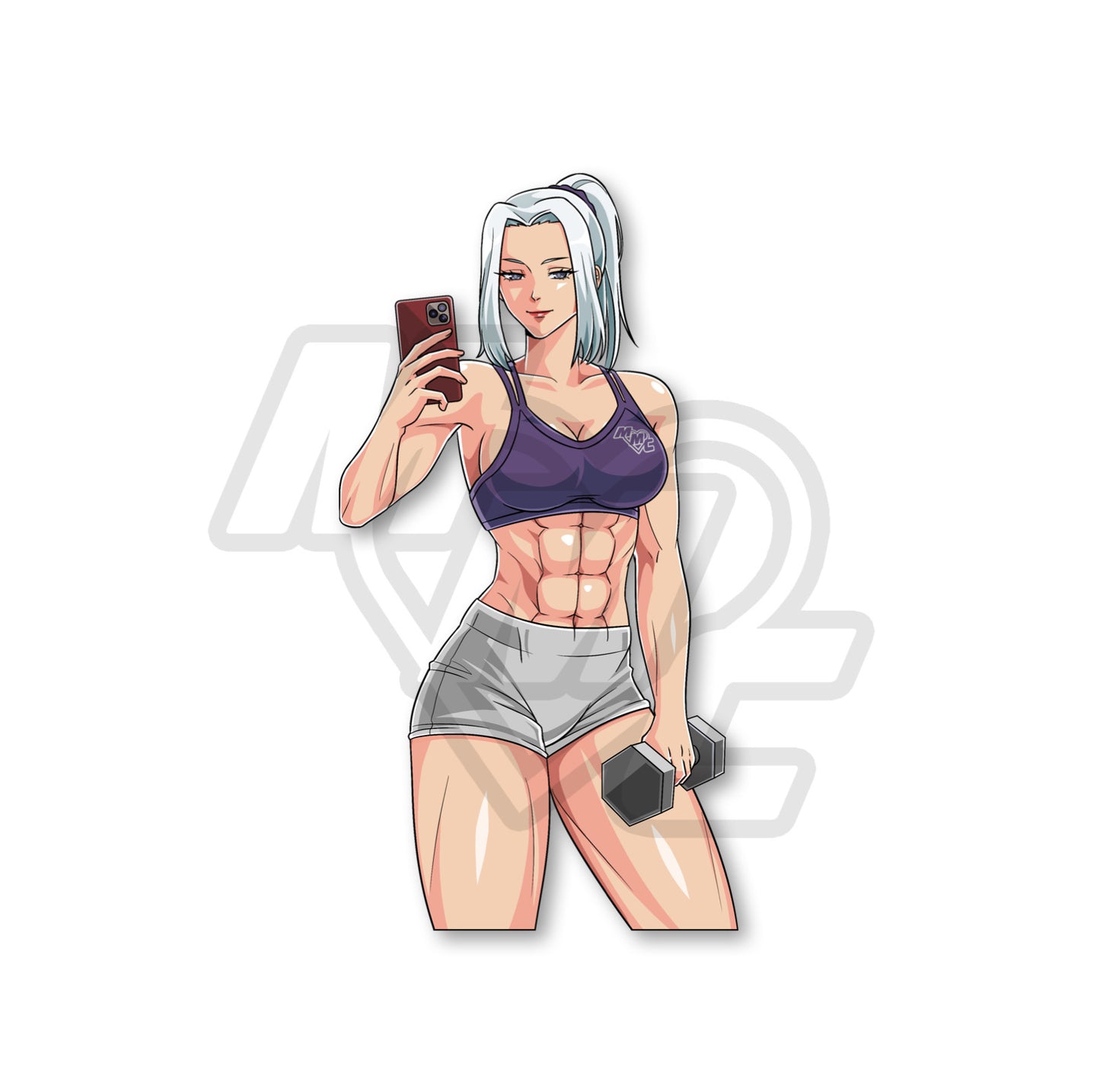 Muscle Mommy Mei Mei Enamel Pin Pre-Order