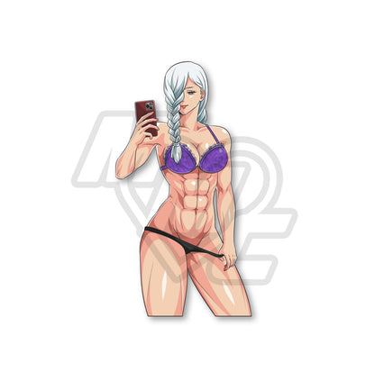 Muscle Mommy Mei Mei Enamel Pin Pre-Order