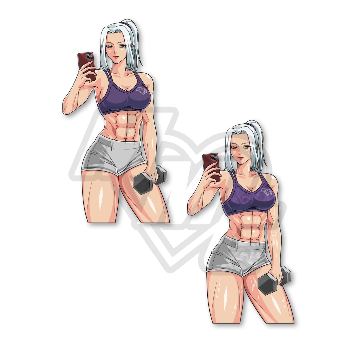 Muscle Mommy Mei Mei Enamel Pin Pre-Order