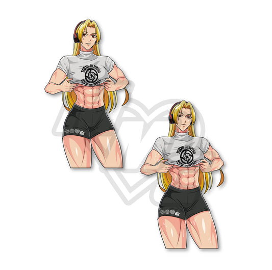 Muscle Mommy Yuki Enamel Pin Pre-Order