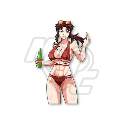 SUMMER CRUSH Bikini Revy Kiss Cut Vinyl Sticker