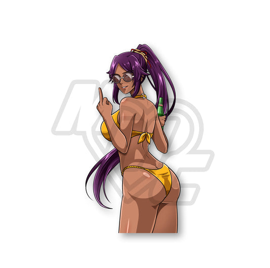 SUMMER CRUSH Bikini Yoruichi Kiss Cut Vinyl Sticker