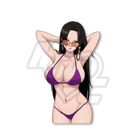 SUMMER CRUSH Bikini Boa Kiss Cut Vinyl Sticker