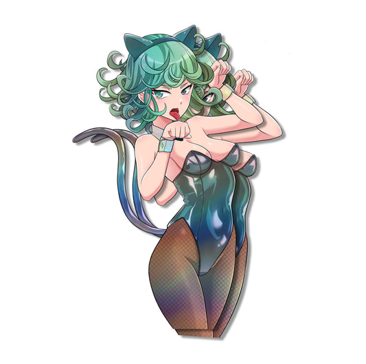 Tatsumaki Holo Kiss Cut Vinyl Sticker