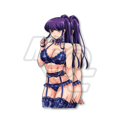 Muscle by Night Komi Holo Kiss Cut Vinyl Sticker