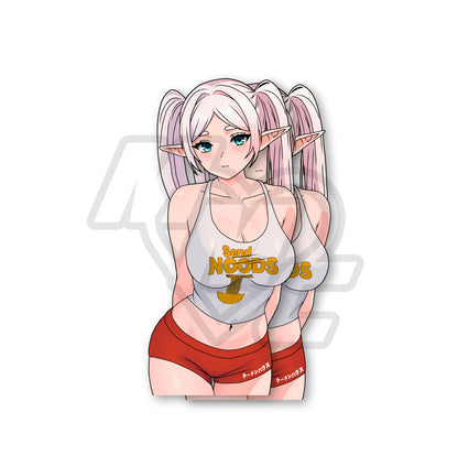 Calendar Girl Frieren Kiss Cut Vinyl Sticker