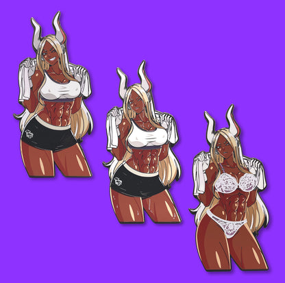 Muscle Mommy Mirko Enamel Pin