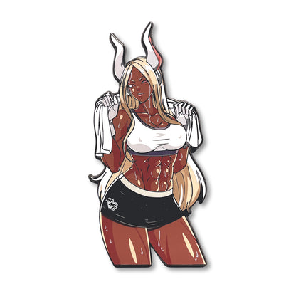 Muscle Mommy Mirko Enamel Pin