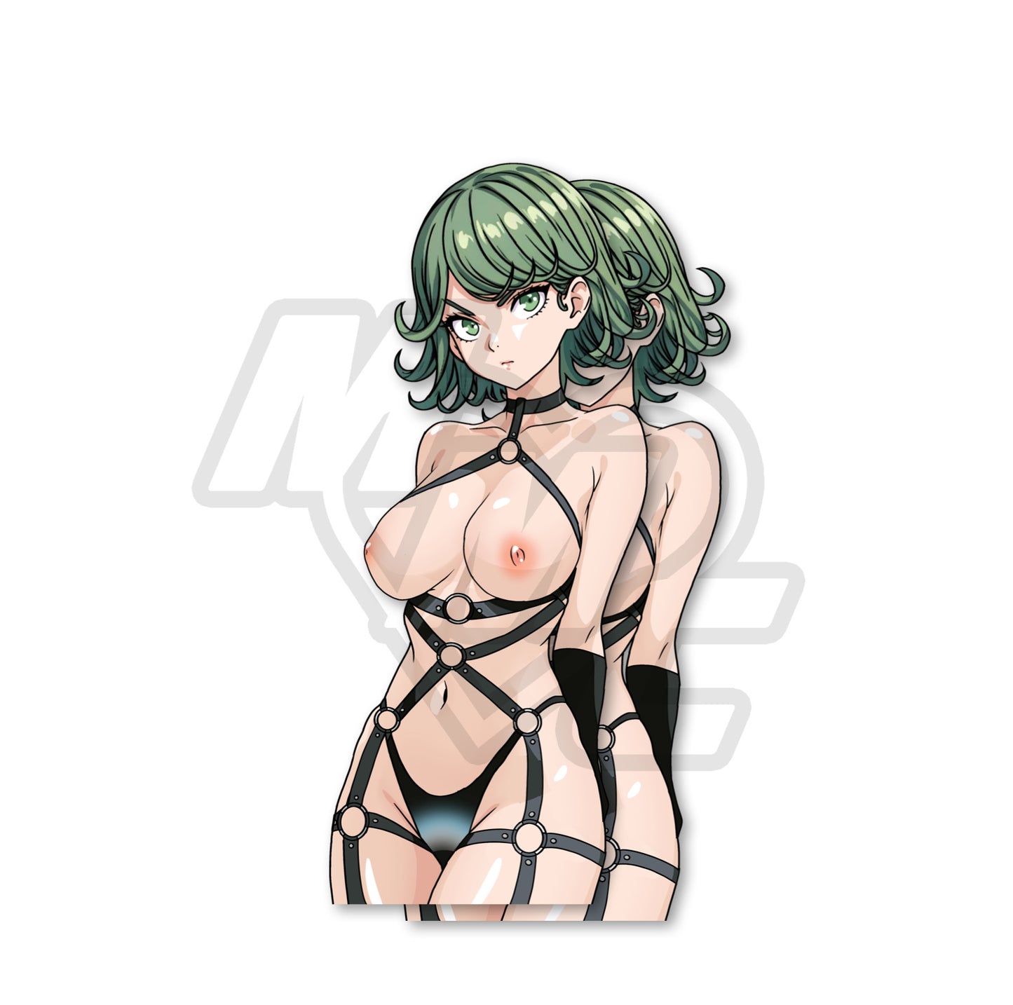 Muscle by Night Leather Tatsumaki Kiss Cut Vinyl Sticker