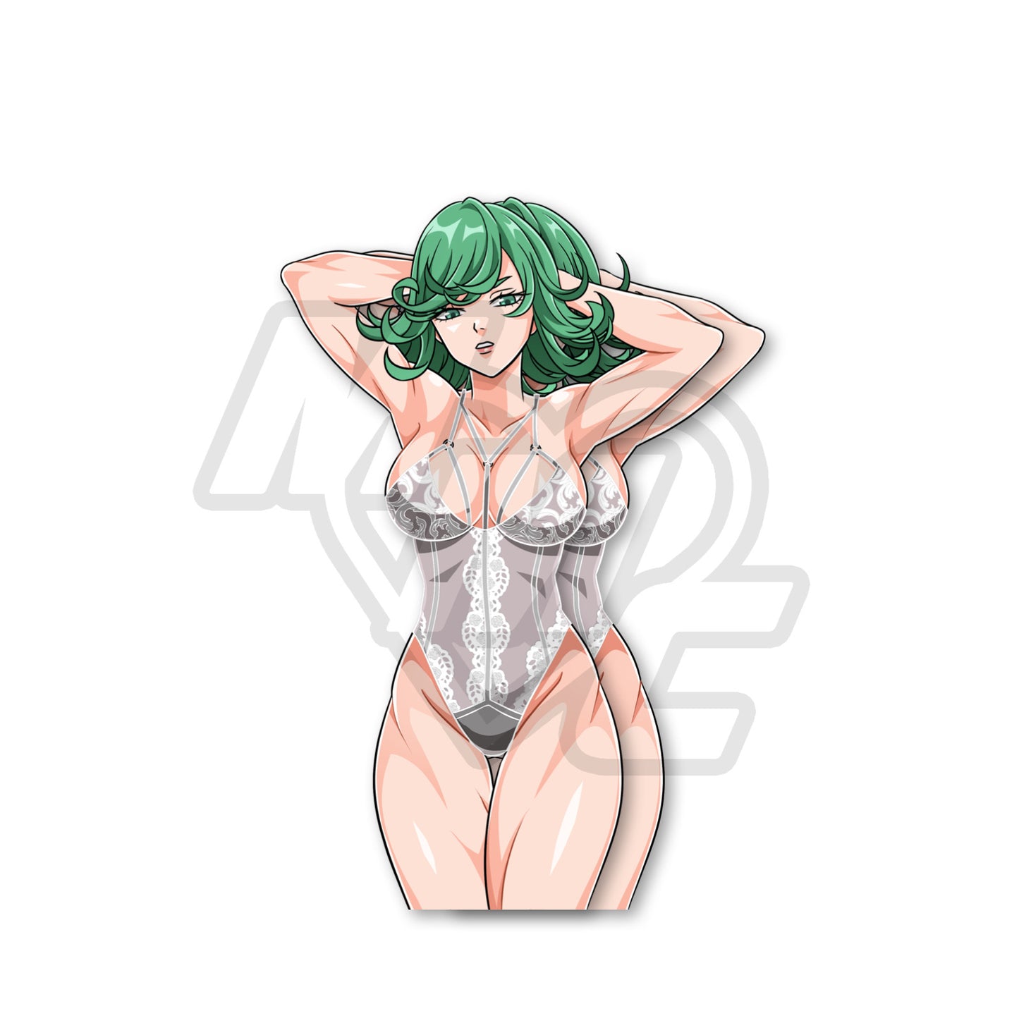 Muscle by Night Tatsumaki Kiss Cut Vinyl Sticker