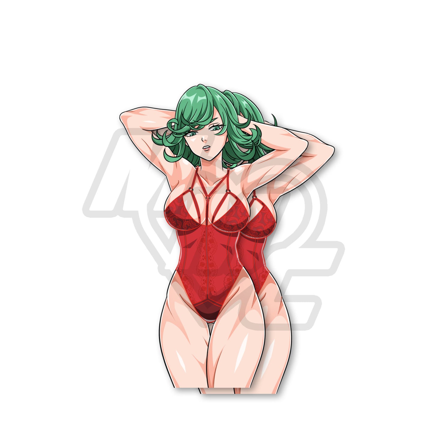 Muscle by Night Tatsumaki Kiss Cut Vinyl Sticker