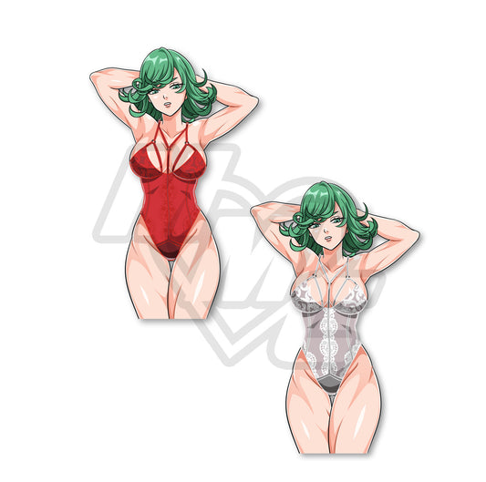 Muscle by Night Tatsumaki Kiss Cut Vinyl Sticker