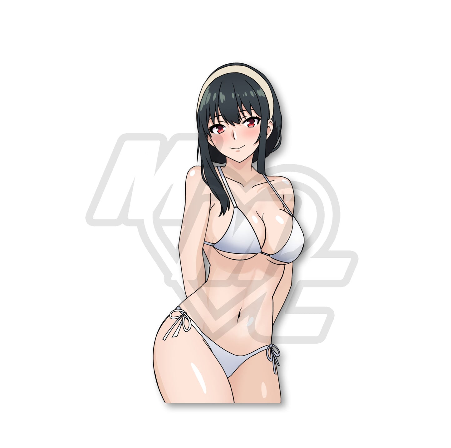 Calendar Girl Bikini Yor Holo Kiss Cut Vinyl Sticker