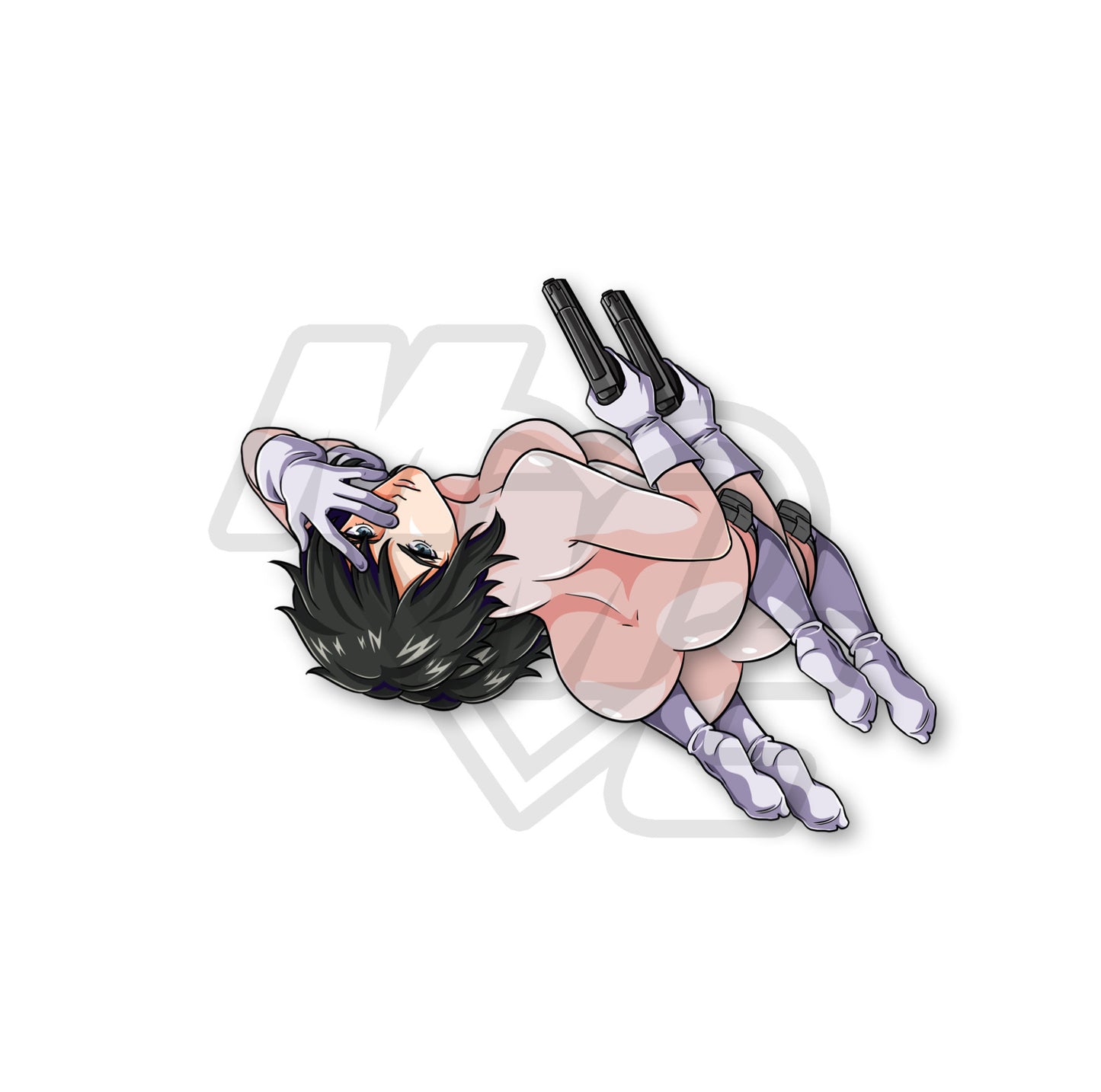 Collector's Motoko Kiss Cut Vinyl Sticker