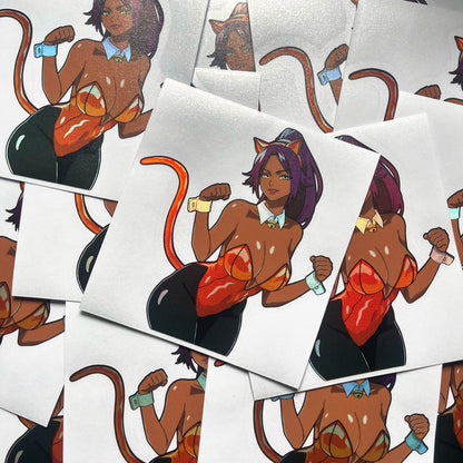 Yoruichi Holo Kiss Cut Vinyl Sticker