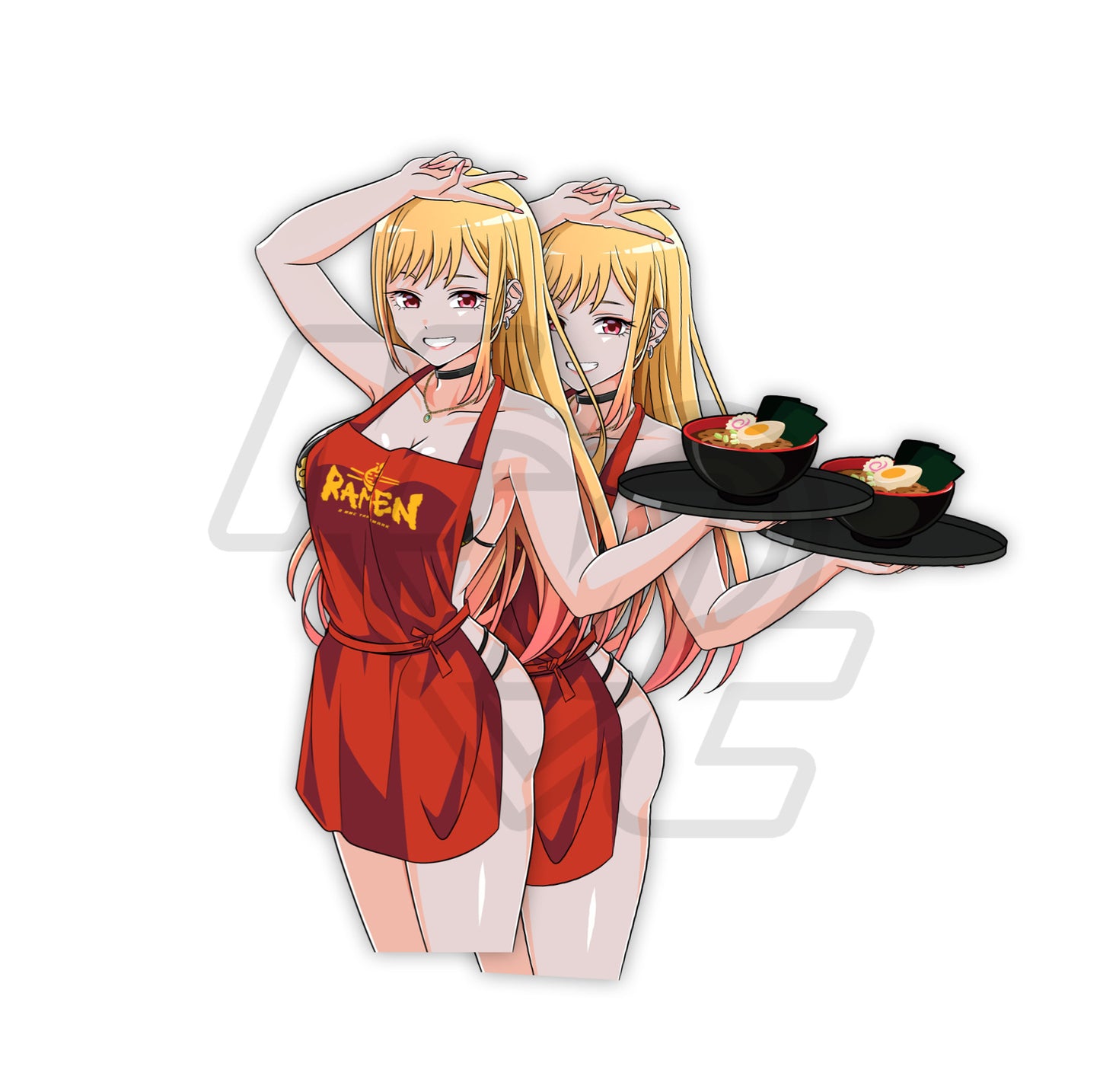 Ramen House Marin Holo Kiss Cut Vinyl Sticker