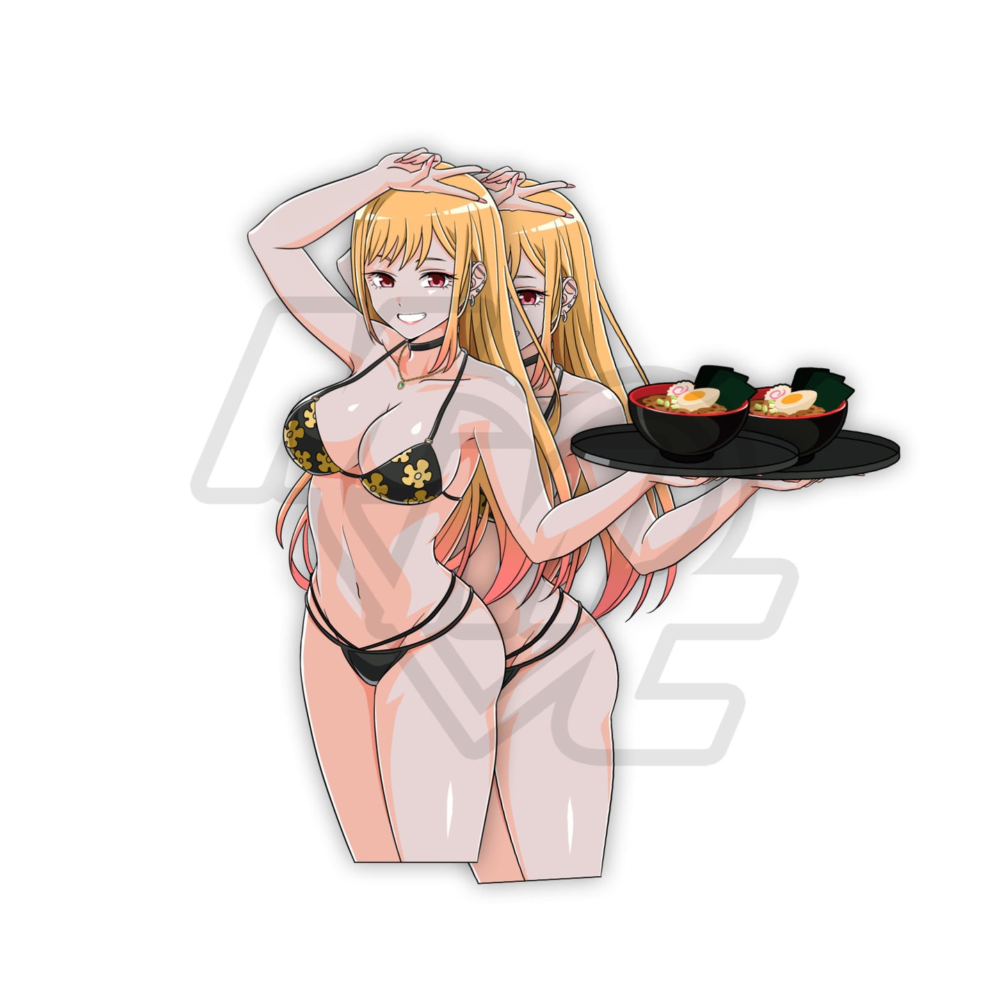 Ramen House Marin Holo Kiss Cut Vinyl Sticker