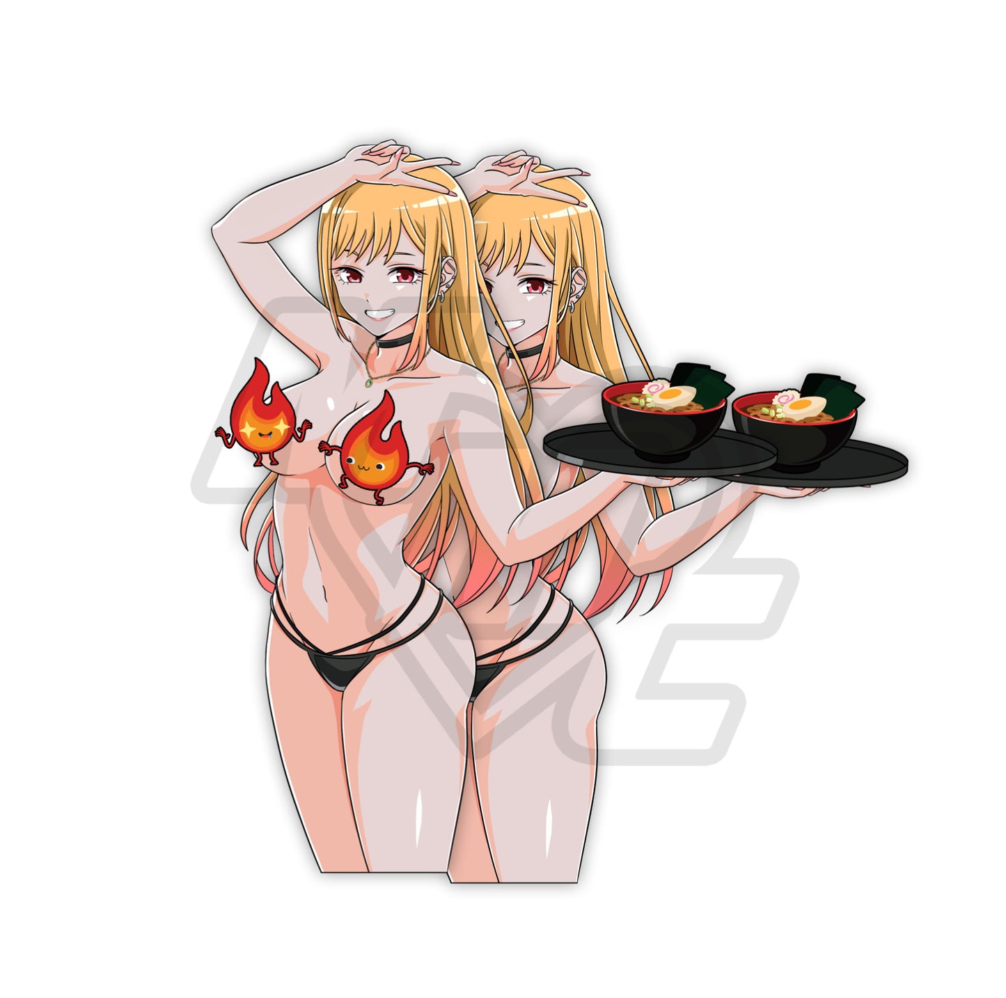 Ramen House Marin Holo Kiss Cut Vinyl Sticker