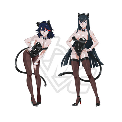 PLAYCAT Ryuko/Satsuki Enamel Pin Pre-Order