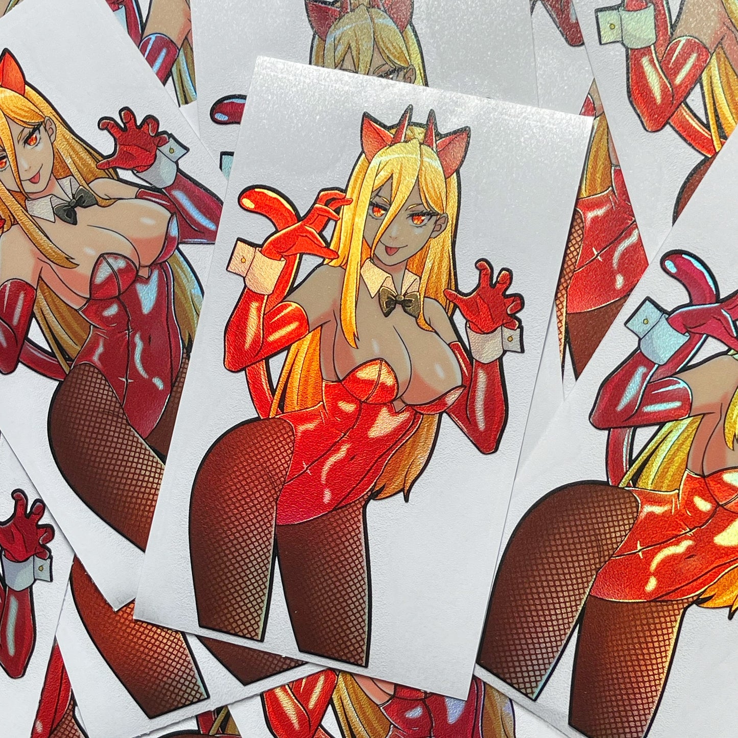 Power Holo Kiss Cut Vinyl Sticker