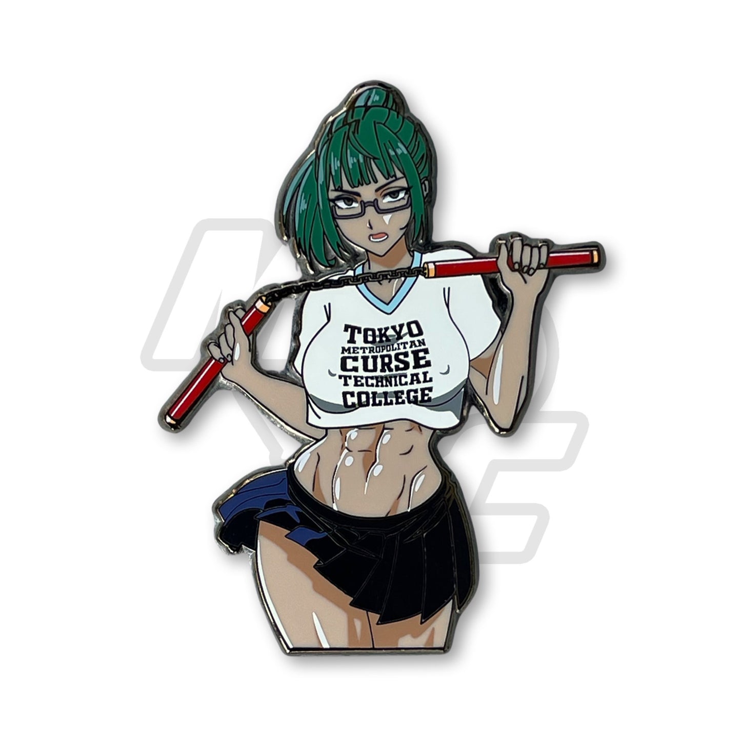 Muscle Mommy Maki Enamel Pin