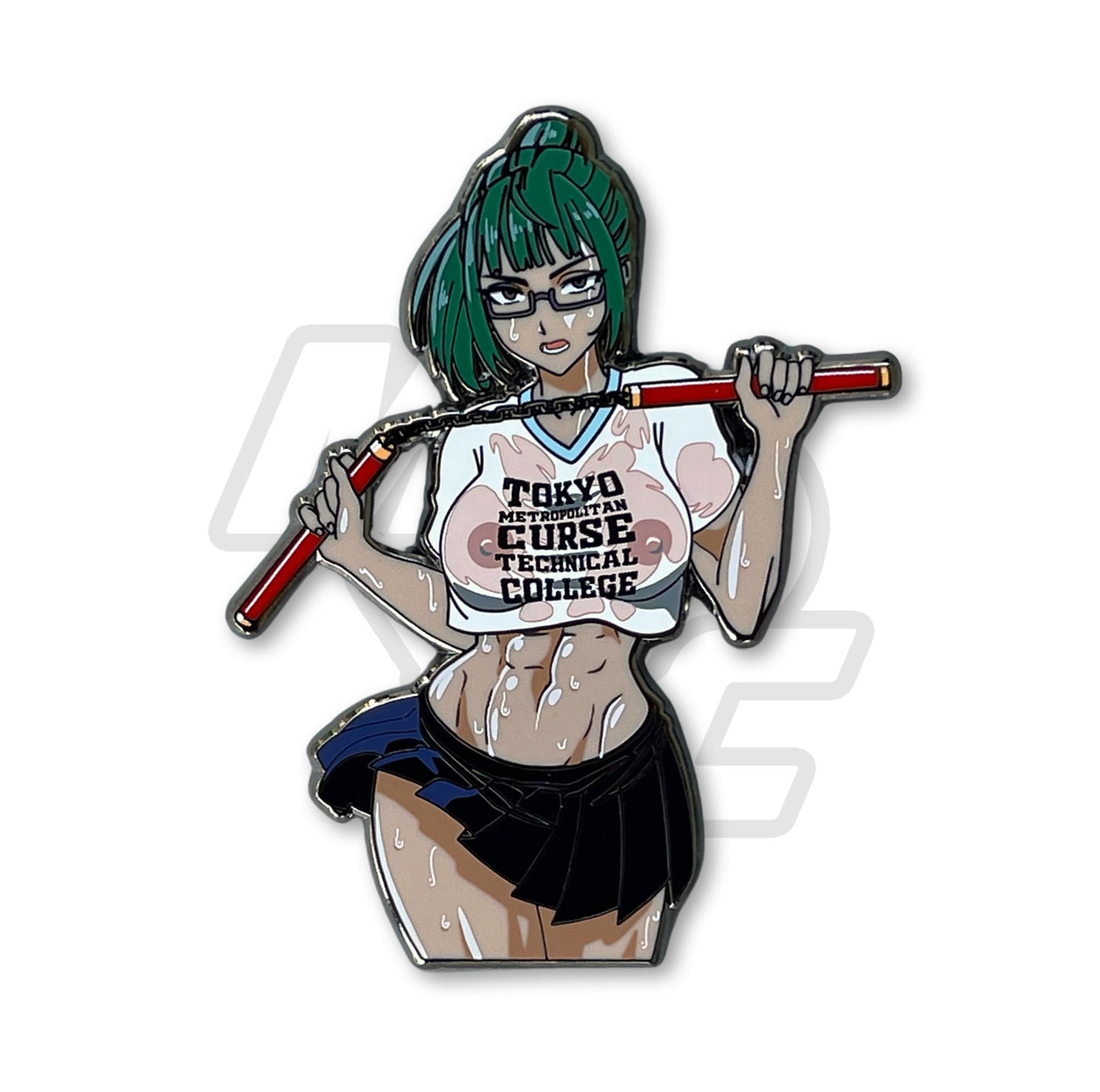 Muscle Mommy Maki Enamel Pin