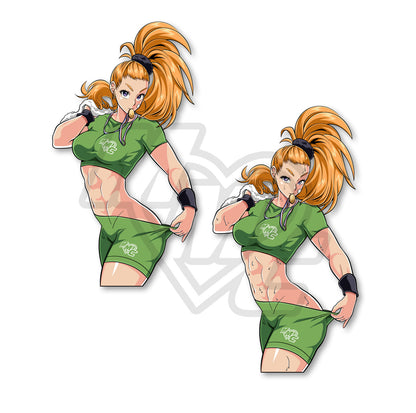 Muscle Mommy Captain Mizuki Enamel Pin Pre-Order