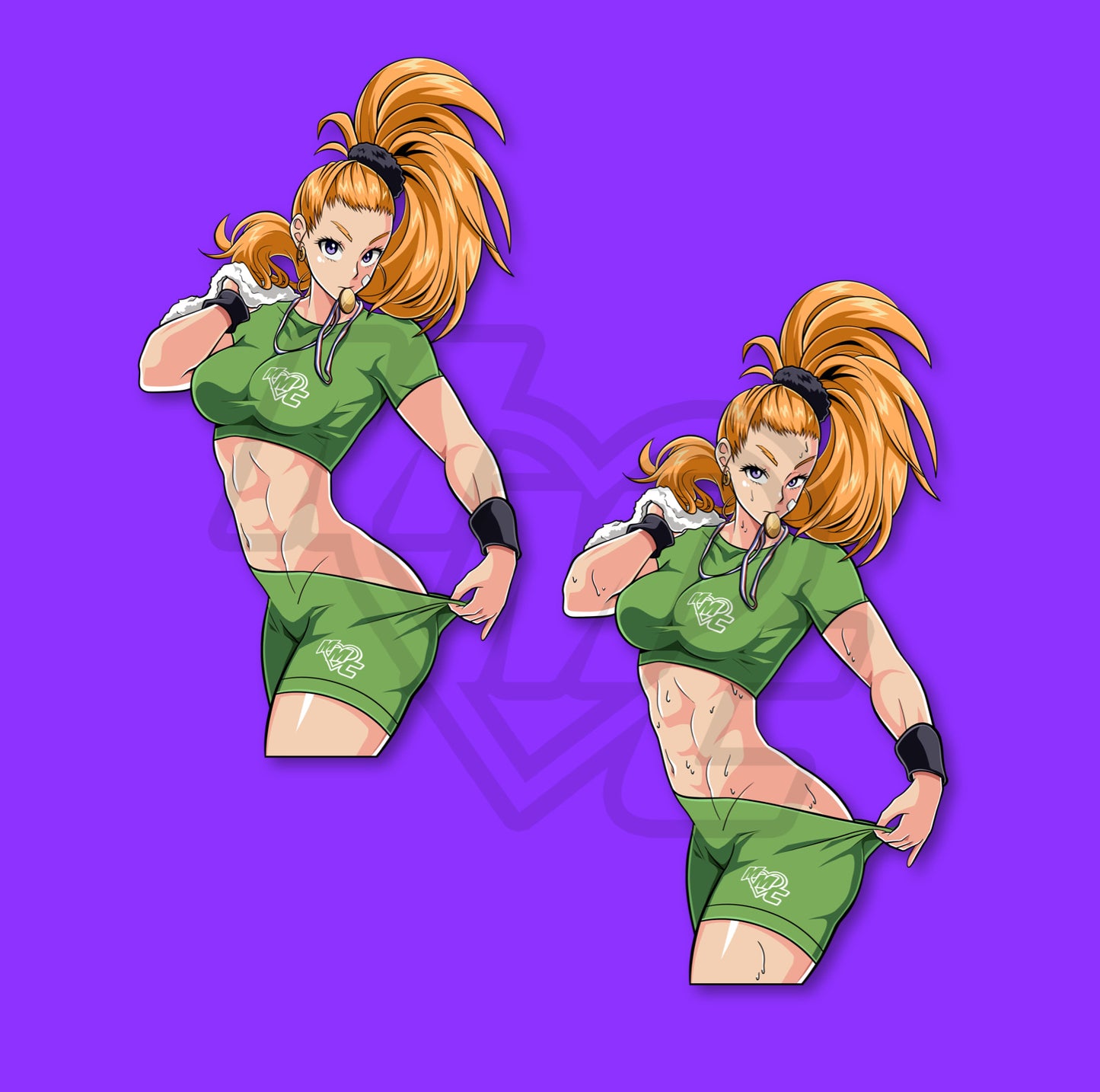 Muscle Mommy Captain Mizuki Enamel Pin Pre-Order