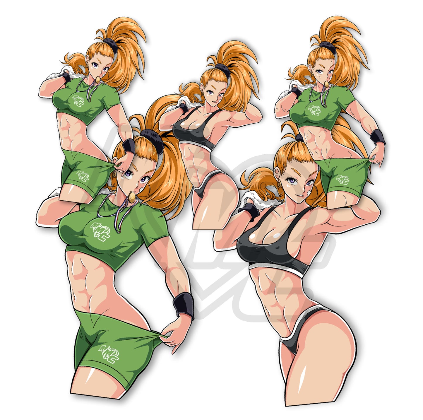 Muscle Mommy Captain Mizuki Enamel Pin Pre-Order