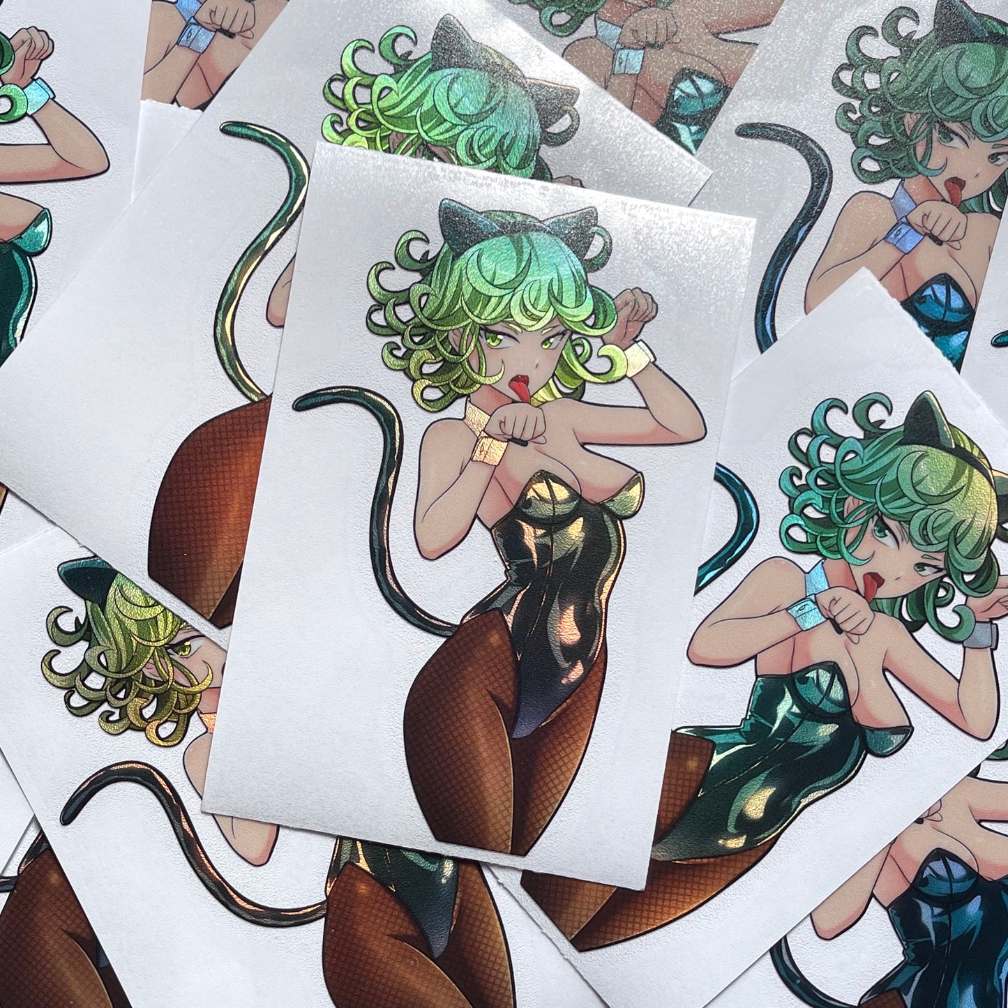 Tatsumaki Holo Kiss Cut Vinyl Sticker