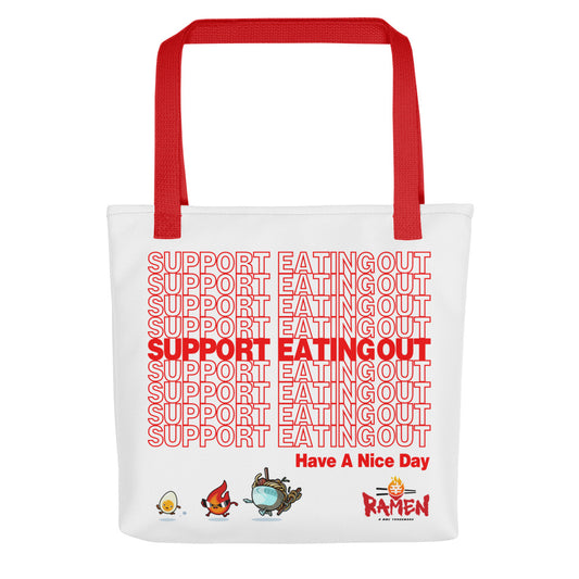 Support Eating Out Tote bag