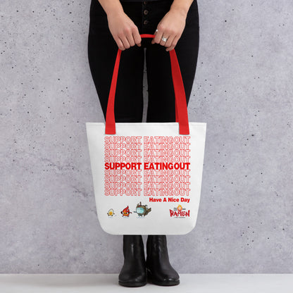 Support Eating Out Tote bag