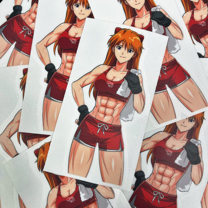 Asuka Kiss Cut Vinyl Sticker