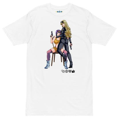 MMC Character Feature Tee Shirt: Faye & Julia