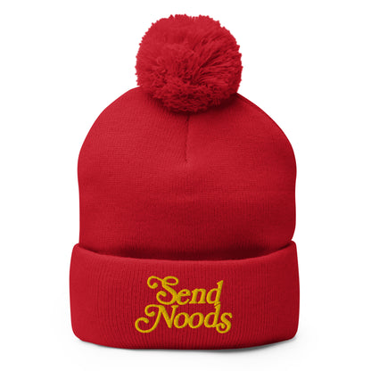 Send Noods Pom-Pom Beanie