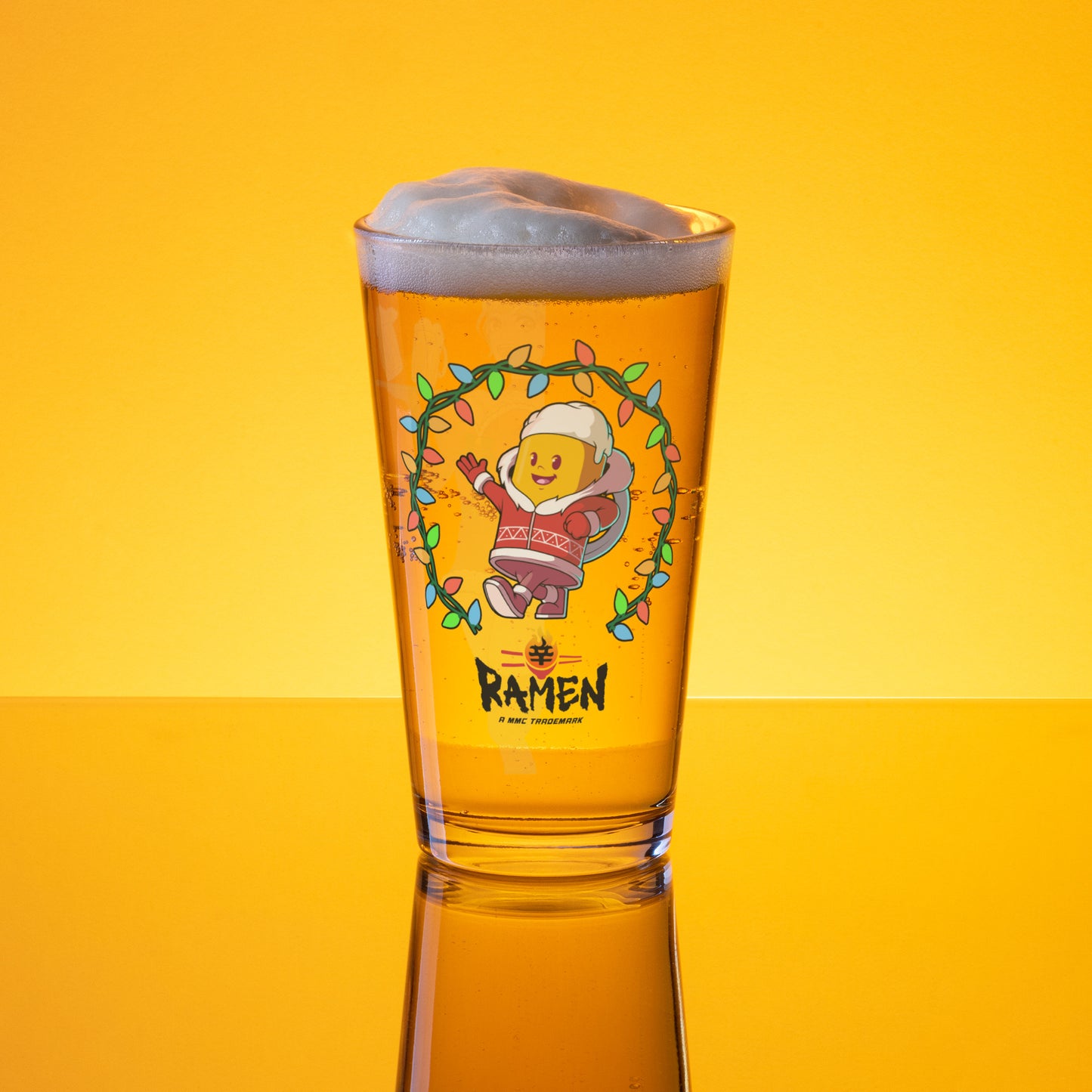 Spicy Ramen House Pint Glass - Holiday Nami