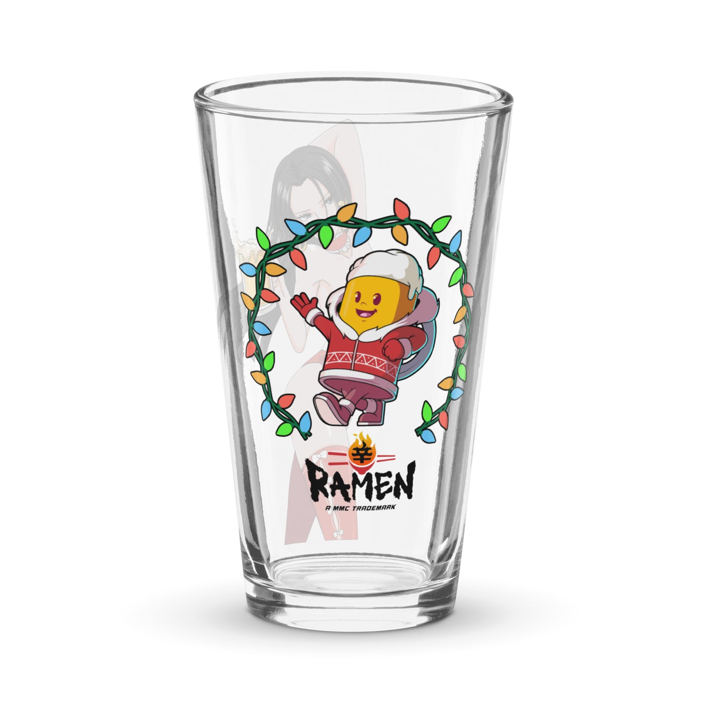 Spicy Ramen House Pint Glass - Holiday Boa