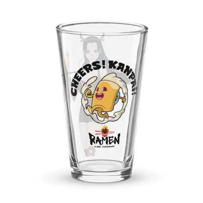 Spicy Ramen House Pint Glass - Robin Send Noods