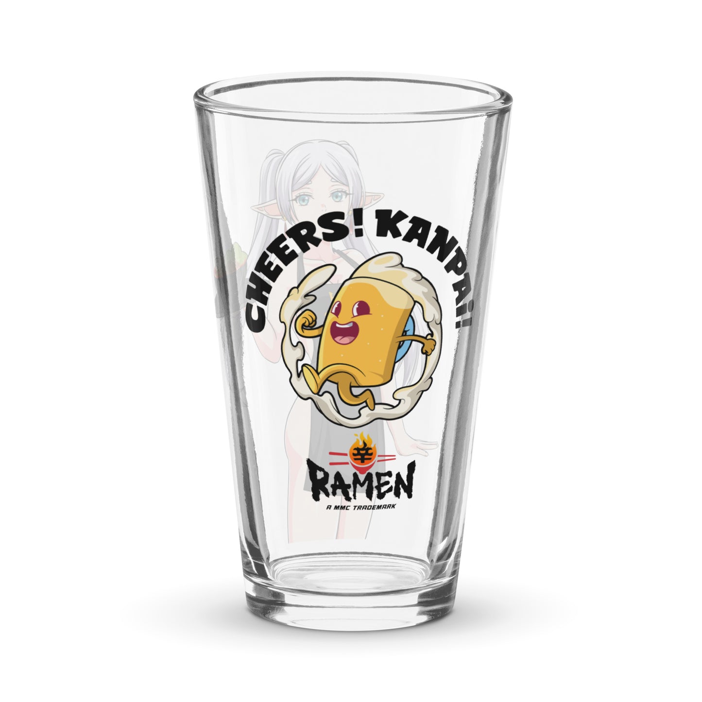 Spicy Ramen House Pint Glass - Frieren Send Noods